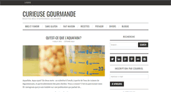 Desktop Screenshot of curieusegourmande.com